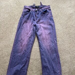 Baggy Purple Jeans